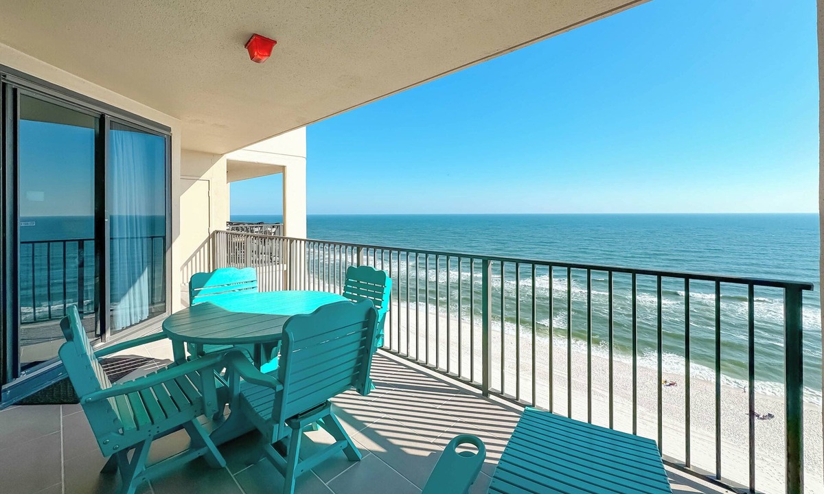 Orange Beach East Condo | Breathtaking Views from Top Floor Resort Amenities | My Beach Getaways