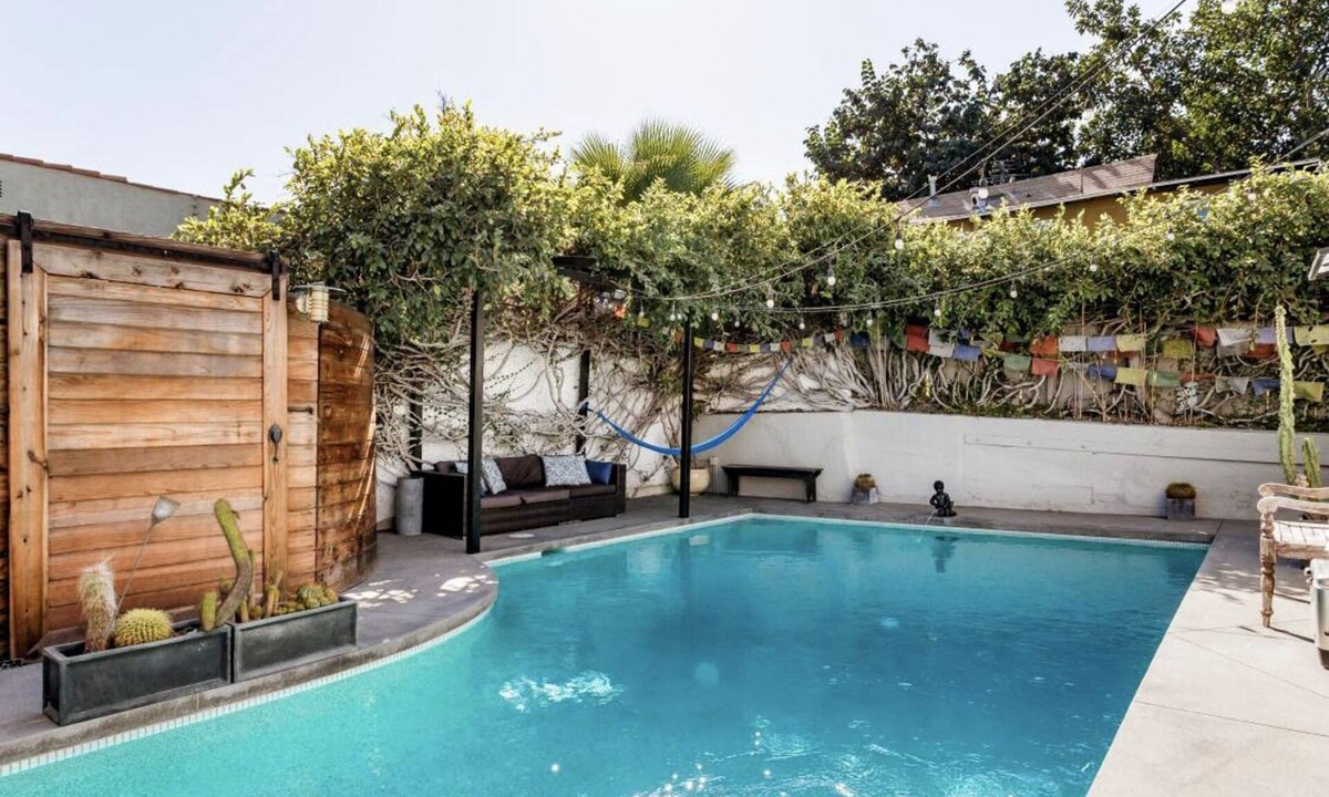 Sunset Junction House | Chic yoga villa with saltwater pool and views on silverlake sunset junction