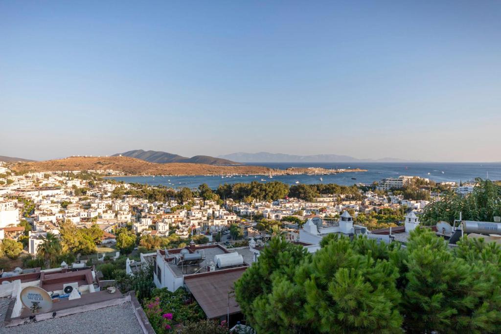Bodrum City Center Villa | Colorful House with Magnificent Sea View near Beach in Bodrum