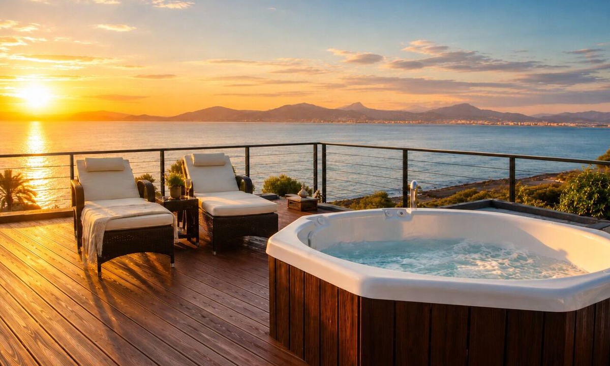 Cala Blava House | Ferienhaus mit Meerblick und Whirlpool: Traum-Sandbuchten nur 3 min zu fuß