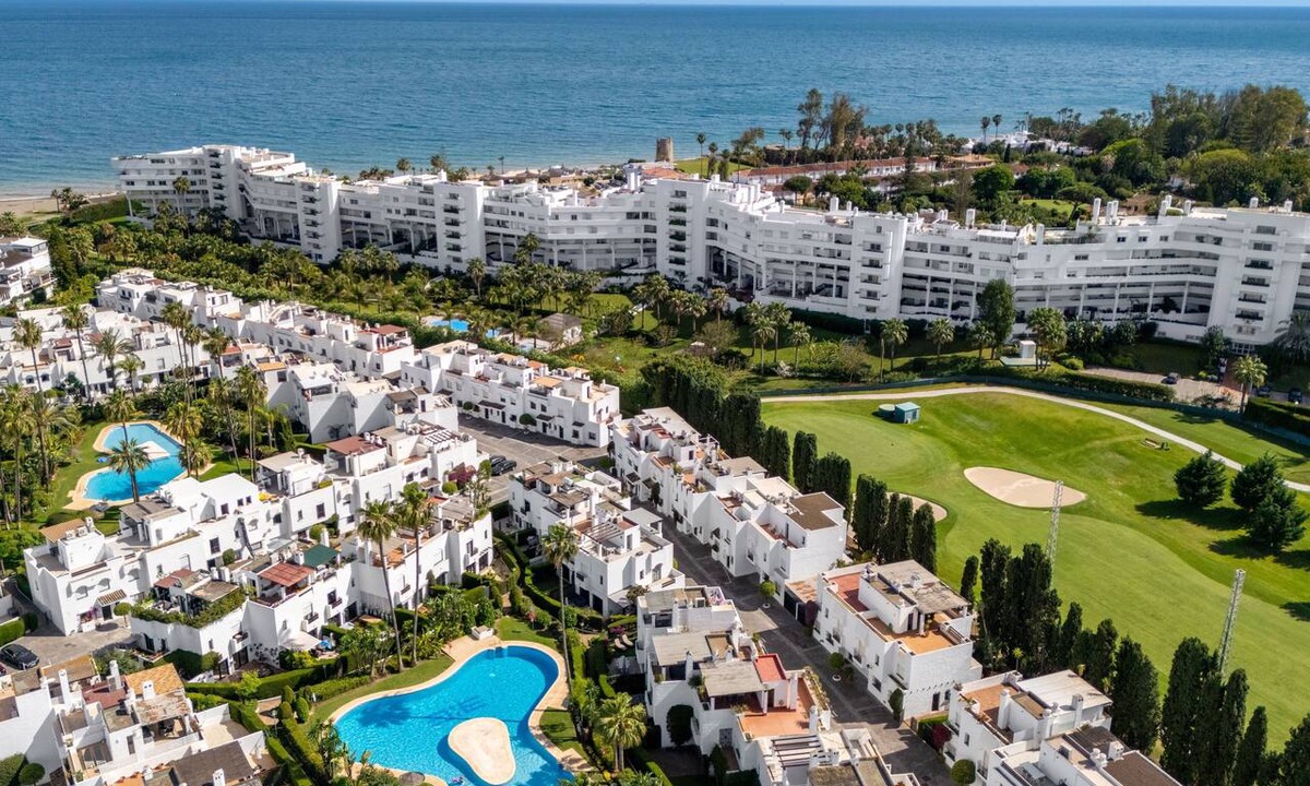Guadalmina House | Golf & Beach Villa beside Guadalmina Golf Club — sleeps 8, lagoon style pool
