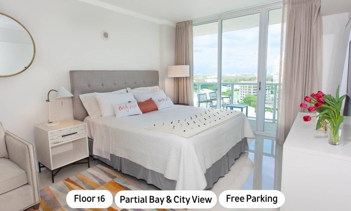 Coconut Grove Apartment | MVR-Sip Poolside with Biscayne as Your Backdrop