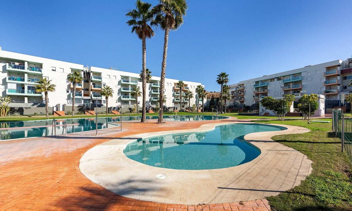 Almerimar Apartment | 'Rincón De Almerimar Palm Beach Golf' Apartment with Pool, Wi-Fi, Air Conditioning