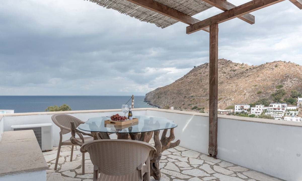 Skala Apartment | Room 'Double Sea View No 2' with Sea View, Wi-Fi and Air Conditioning