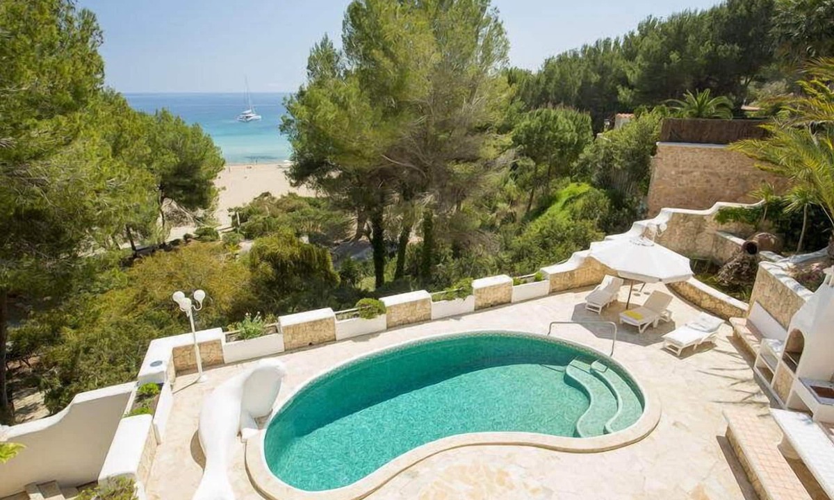 Santa Eulalia del Rio House | Top Holiday villa with pool, 1st line on the beach - unique in Ibiza