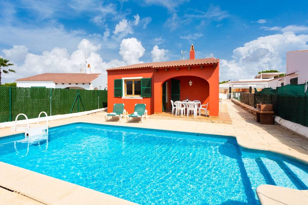 Cap d'Artrutx Villa | Villa Mar i Mar: Large Private Pool, A/C, WiFi