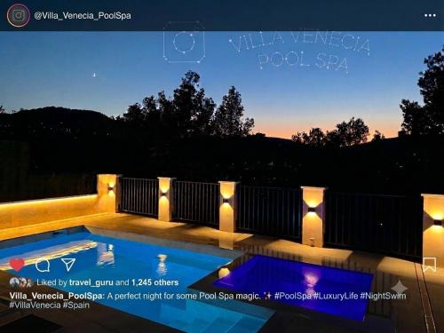 Vallirana Villa | Villa Venecia Pool Spa