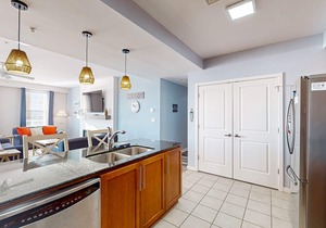Beachfront 2nd-floor condo with ocean views, balcony, 3 pools & gym