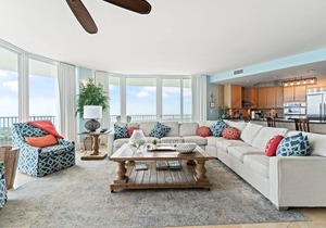 Caribe C1010- Lovely Gulf View,Large Terrace,Lazy River,Pool Slides!