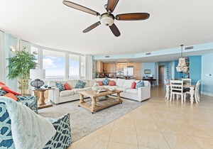 Caribe C1010- Lovely Gulf View,Large Terrace,Lazy River,Pool Slides!