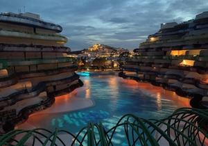 Luxury apartments 2 bedrooms in Boas de Ibiza urbanization with views