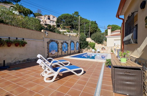 Lloret de Mar Villa | 2CRISA01- Nice house with private pool and sea views located near the beach