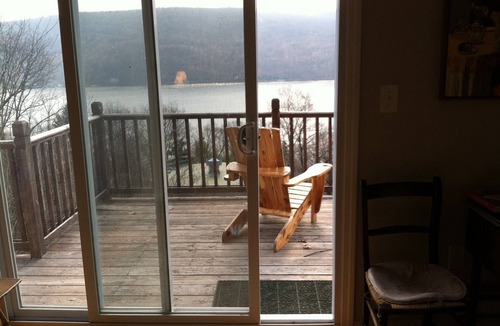 Greenwood Lake Cottage | A romantic cottage and artist's retreat looking down over an enchanted lake