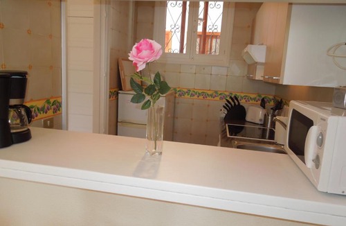 El Madronal Apartment | Apartment Vistasol, beach front with heated pool in Parque Santiago 2, wifi