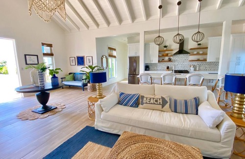 North Palmetto Point House | AZURE: Banks Rd Luxury Beachfront Home with heated pool & backup generator.