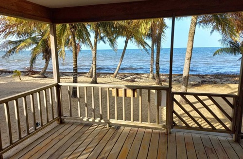 Hopkins Cabin | Beach Front! Cobia Beach Guest House "Hot Pink Family Cabin"