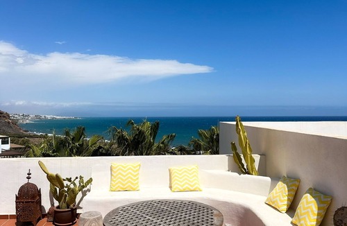Playa Macenas Apartment | Beautiful penthouse with sea views @calaluna. mojacar