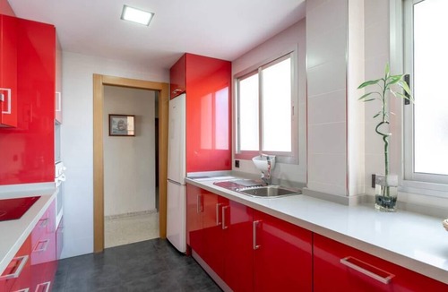 La Cala del Moral Apartment | Breakfast with views, parking, terrace and pool