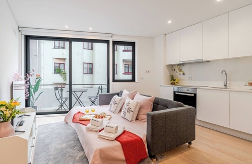 Leca da Palmeira Apartment | Bright Studio w/Balcony and Garage by HostWise