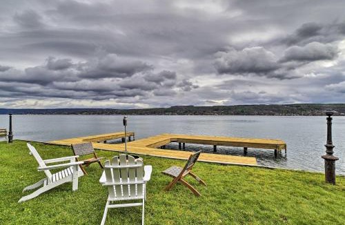 Hammondsport House | Charming Home on Keuka Lake with Dock and Fire Pit!
