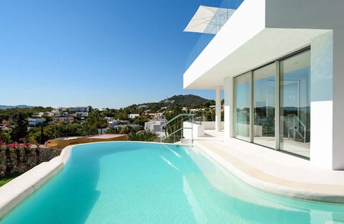 Puig Manya Villa | Dazzling Ibiza Villa | Villa Cielo Azul | 4 Bedrooms | Stunning Sea Views