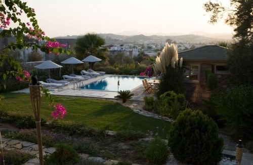 Bodrum City Center Apartment | Duplex apartment in villa with pool with wonderful view over Bodrum and Sea