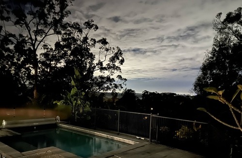 Bellbowrie House | Enjoy the View in the Heated Swimming Pool