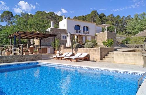 Sant Antoni de Portmany Villa | ES PUIG ART VILLA breathtaking valley views wifi swimmingpool aircon