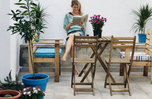 Las Acacias House | Family House, 50m from beach, 2 BIKES, WiFi, Bath, Terrace, BBQ, free coffee, 6p