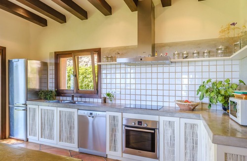 Santa Eulalia del Rio Villa | Fantastic Luxury Villa with Guest House, Wi-Fi, Pool, Garden and Stunning Sea Views