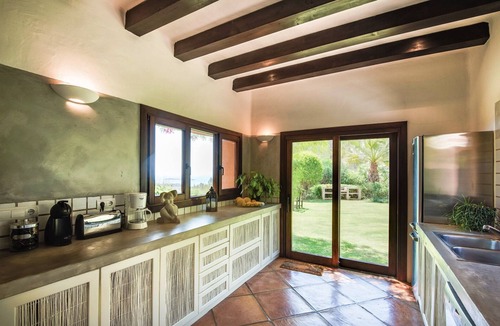 Santa Eulalia del Rio Villa | Fantastic Luxury Villa with Guest House, Wi-Fi, Pool, Garden and Stunning Sea Views