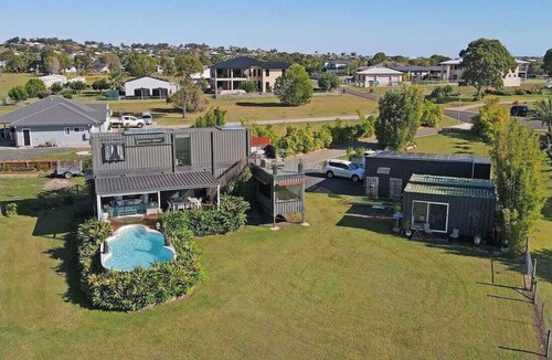 River Heads Cabin | Fraser Coast, Eco Container Home + Cabin, Pool, Pet Friendly, Boat Ramp 5min