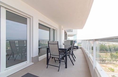 Canet de Berenguer Apartment | Global Properties: Two-terrace flat with sea views and swimming pool in Canet