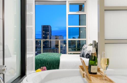Adelaide Central Business District Apartment | Luxe 3BR Penthouse North Terrace CBD, Parking & City Views