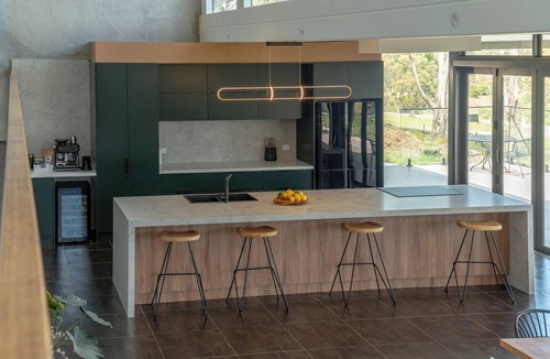 North Bruny House | Luxe coastal retreat with sauna, outdoor bath, breathtaking views & pet friendly