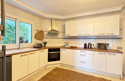 Santa Eulalia del Rio Villa | Luxury Villa "Oasis" with Pool, Panoramic Views, Wi-Fi & Large Garden