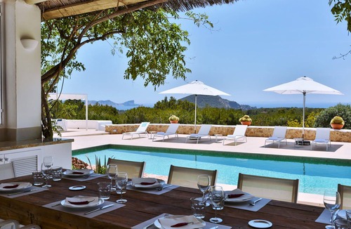 Sant Josep de sa Talaia Villa | My Rental Homes - Villa Jules with private pool, sea view and garden