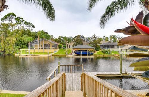 Palm Harbor House | On-Site Canal Access Luxe Home in Palm Coast!
