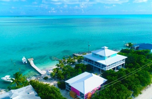 George Town House | Out Island Lux private beach/dock, sleeps up to 14 with cottage for an extra fee