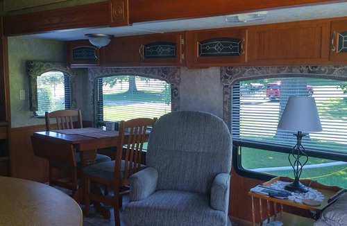 Ripley House | Relax in our refurbished 40 ft. RV overlooking beautiful vineyards in Ripley, NY