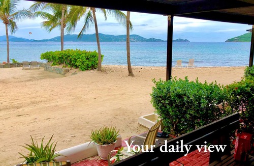 Red Hook Apartment | Sail Away II-WOW Beachfront to Paradise and Remodeled. GENERATOR on property.