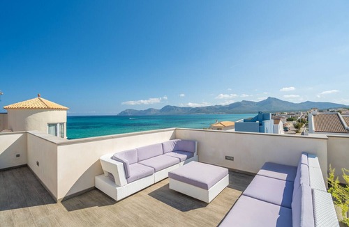 Son Serra de Marina Villa | Sea view Villa with pool, only 20m to the beach, Son Serra de Marina, Mallorca