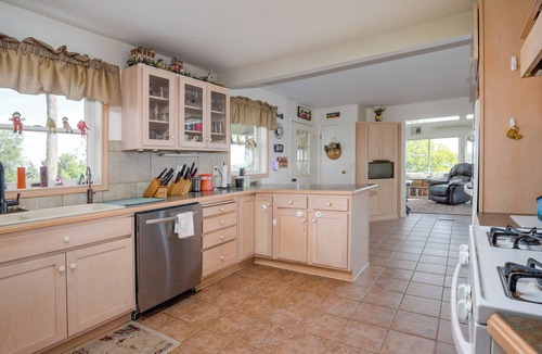 Holcomb House | Spacious home with private lake front