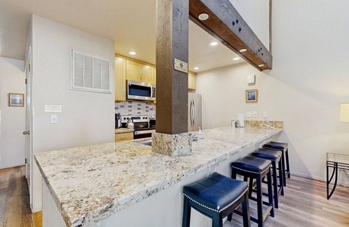 South Lake Tahoe Condo | Spacious partial lake-view condo with beach access, pool & hot tub