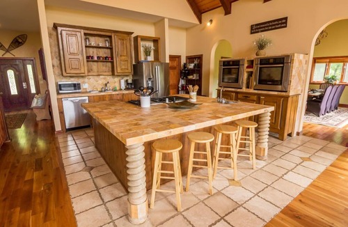 Banner Elk House | Stoneledge Manor - Creek with Pond - Mountain Views - Pool Table