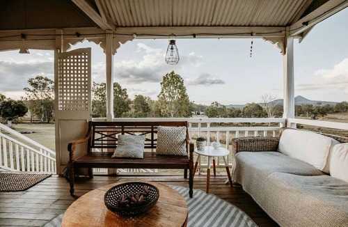 Woolooman Cottage | Stunning Cabin with Fireplace Perfect for a Weekend Getaway from Brisbane