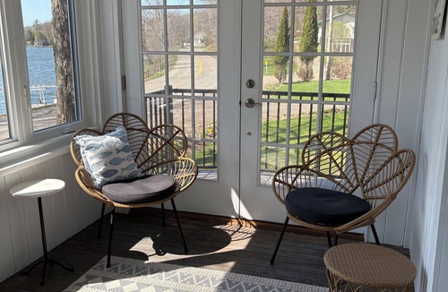 Clymer Cottage | Sunny Side Up, a Four Season Lakefront Retreat with Dock on Findley Lake.