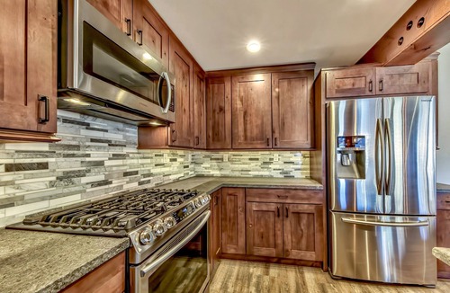 South Lake Tahoe House | Updated Rustic Retreat Steps to Beach with Lake and Mountain Views, 4BR + Loft