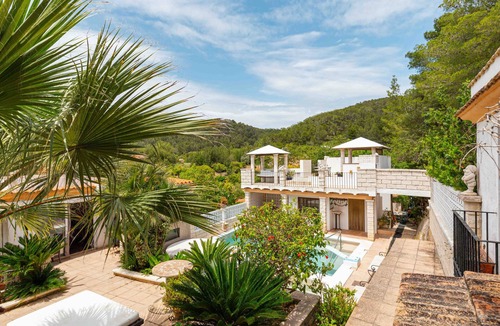 Sant Antoni de Portmany Villa | Villa Buscastell Ibiza, Es Broll Valley. Sleeps 8, 5 Bedrooms, Pool & Jacuzzi