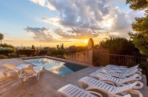 Sa Cabaneta Villa | Villa Bon Viure with Sea View, Wi-Fi, Air Conditioning, Pool, Garden & Terraces; Parking Available